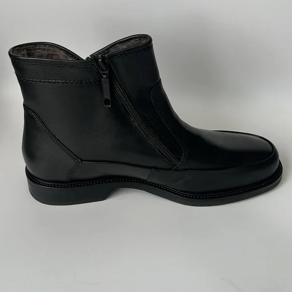 Fretz‎ Black Leather Sohle Men's Boots NWT - 9.5 - Picture 6 of 13